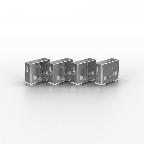 Bloqueurs de port USB Type A (sans clé) - Blanc - Connectique PC - 0
