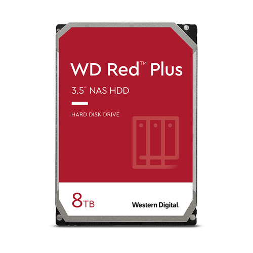 image produit WD Red Plus 8To WD80EFZZ Cybertek