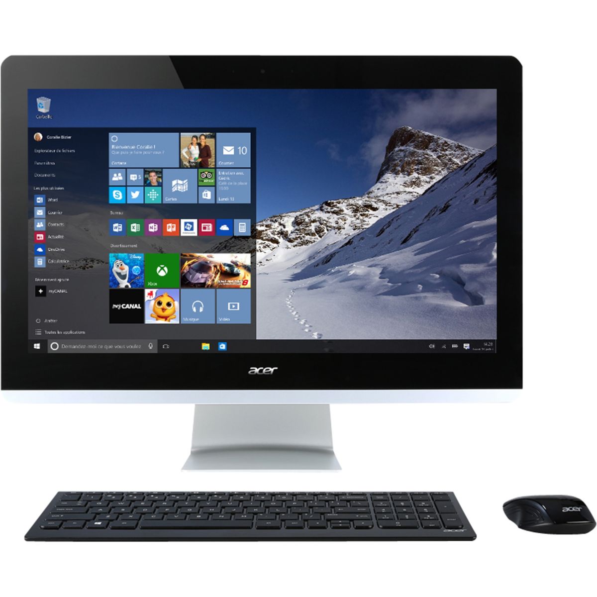 Acer AllInOne PC Acer Z3710_Wtub (DQ.B02EF.012) Achat / Vente All