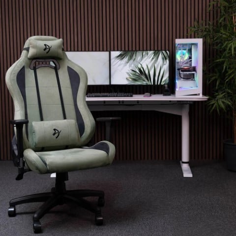 Arozzi Torretta Supersoft Vert - Siège PC Gamer - Cybertek.fr - 4