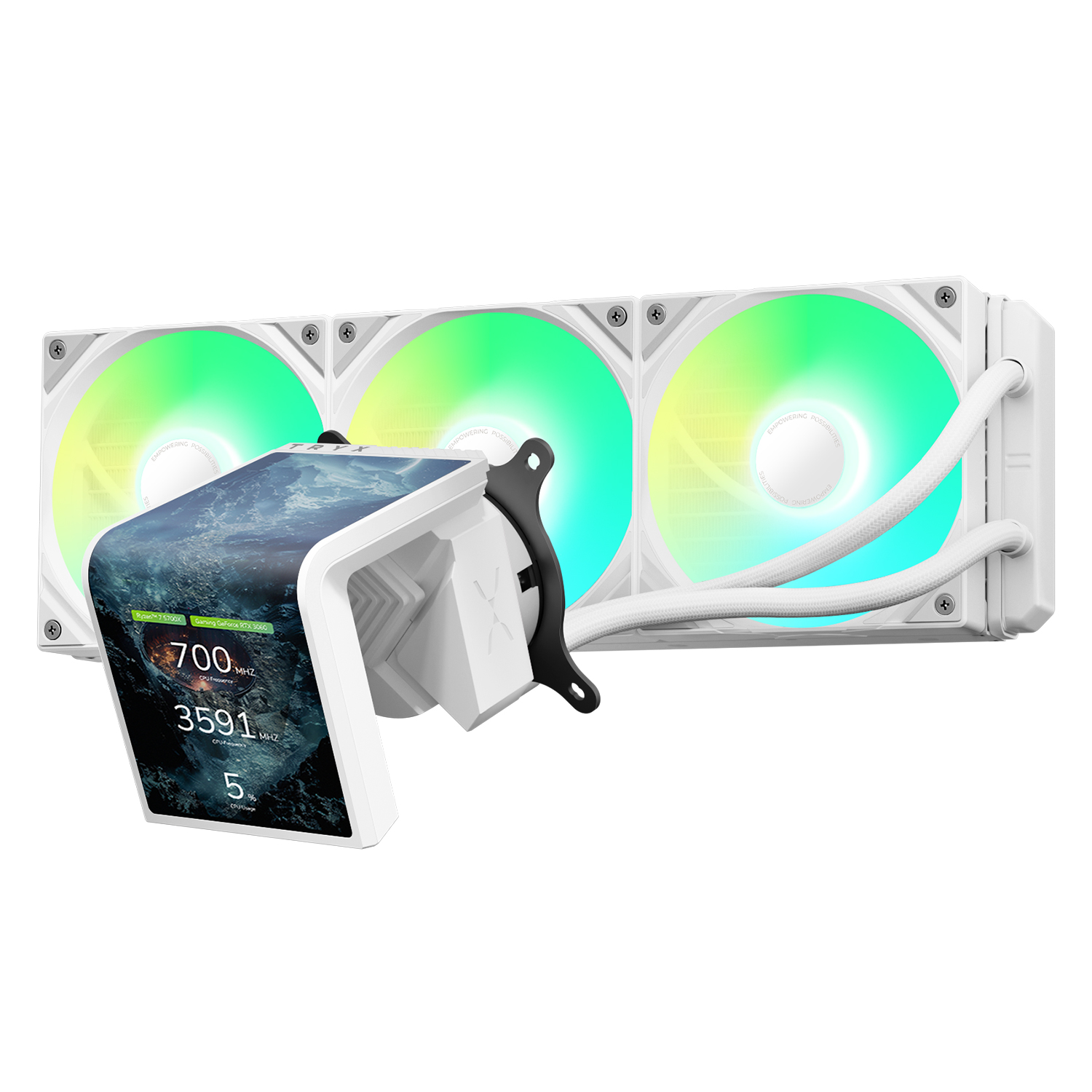 TRYX PANORAMA SE ARGB 360 - Blanc - Watercooling TRYX - 1