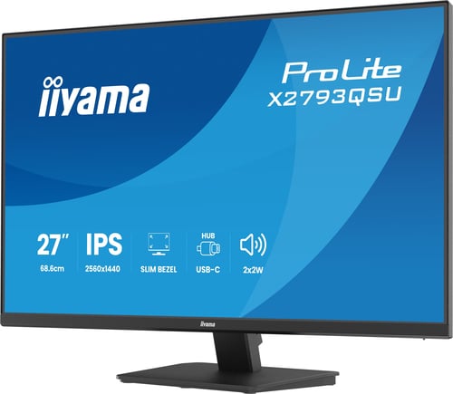 Iiyama 27 pouces  X2793QSU-B1 - Ecran PC Iiyama - Cybertek.fr - 1