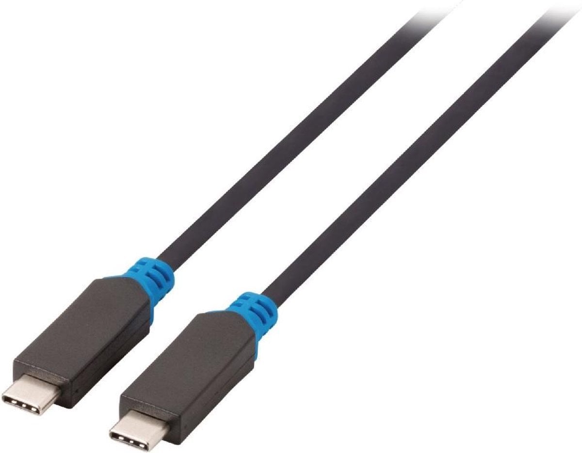 Câble USB-C 3.1 mâle/mâle - 1m - Gris - Connectique PC - 0