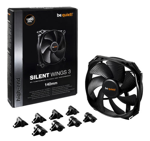 be quiet! Case Fan SilentWings 3 140mm - Ventilateur boîtier - 2