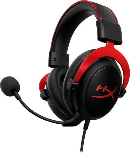 HyperX Cloud II Red Stereo Rouge - Micro-casque - Cybertek.fr - 1