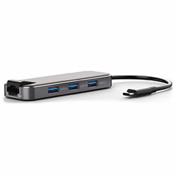 image produit Bluestork 3 Ports USB 2.0 + HDMI + USB Type C + RJ45 Cybertek