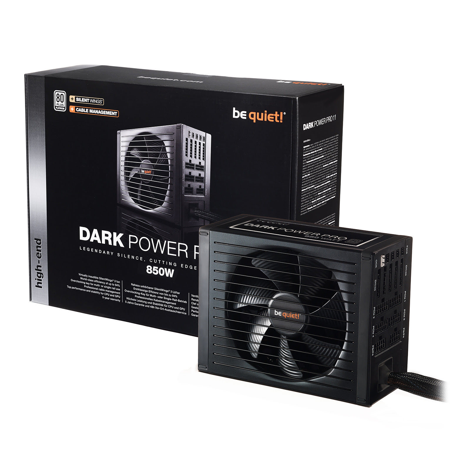 be quiet! Dark Power PRO P11 80+ PLAT (850W) - Alimentation - 0
