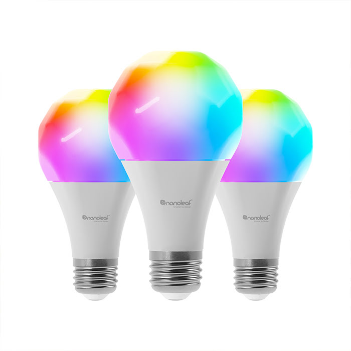 Nanoleaf Essentials Smart A19 Ampoule E27 - 3 pièces (NL45-0800WT240E27-3PK --) - Achat / Vente Objet connecté / Domotique sur Cybertek.fr - 2