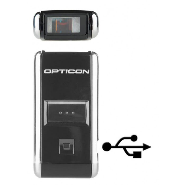 Lecteur Code barre Mini scanner laser barres USB - OPN 2001 Opticon - 1
