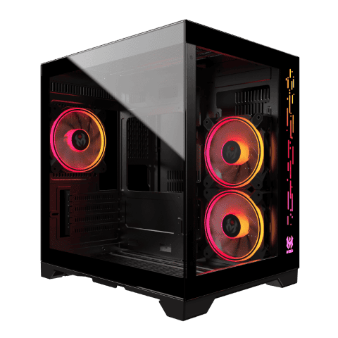 M.RED Crystal Sea Mini Noir Noir - Boîtier PC M.RED - Cybertek.fr - 0