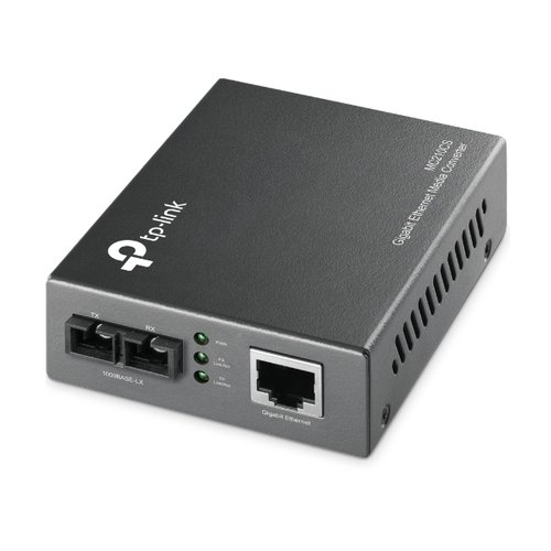 TP-Link Convertisseur RJ45/Fibre opt 1 Gb - SC singlemode (MC210CS) - Achat / Vente Réseau divers sur Cybertek.fr - 0