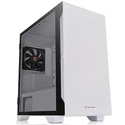 Thermaltake S100 TG Micro Chassis Snow - mT/Ss Alim/MATX