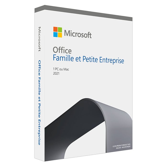 Logiciel suite bureautique Microsoft Office Famille/Petite Entreprise 2021 - COEM