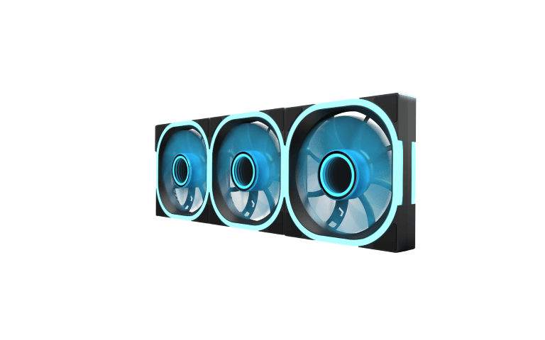 M.RED SparkX (3xFans + 1 Contrôleur) - Ventilateur boîtier M.RED - 7