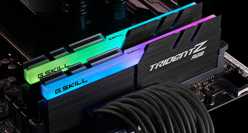 G.Skill Trident Z RGB 32Go (2x16Go) DDR4 4400MHz - Mémoire PC G.Skill sur Cybertek.fr - 4