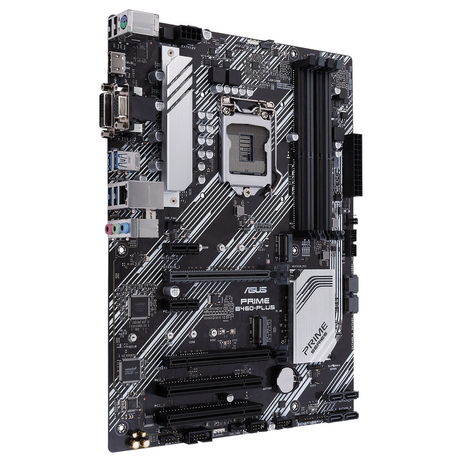 Asus PRIME B460-PLUS ATX  - Carte mère Asus - Cybertek.fr - 3