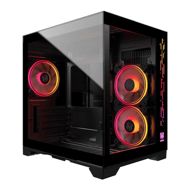 M.RED Crystal Sea Mini Noir Noir - Boîtier PC M.RED - Cybertek.fr - 2