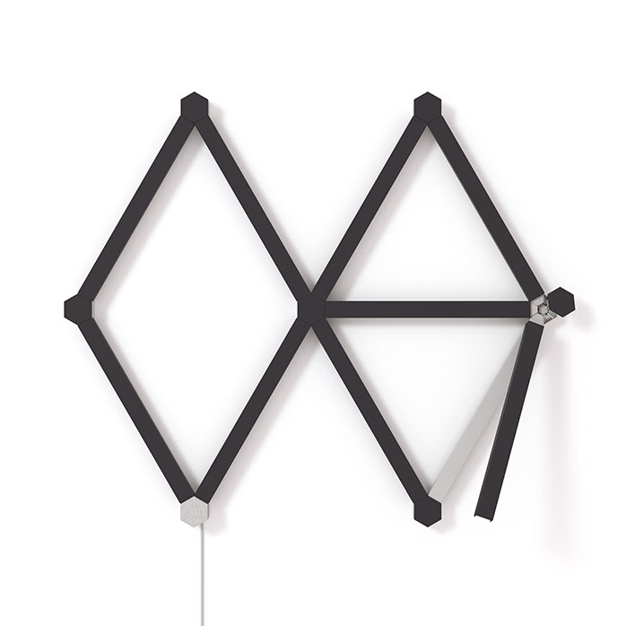 Nanoleaf Lines Skin Noir Mate - 9 pièces (NL59-0001BM-9PK) - Achat / Vente Objet connecté / Domotique sur Cybertek.fr - 2