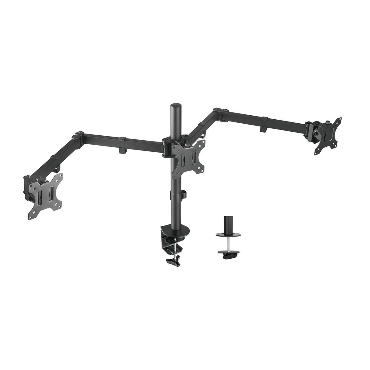 Support bureau 3 écrans 13" à 27" VESA 100x100  - Accessoire écran - 2