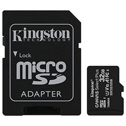 image produit Kingston Micro SDHC 32Go Class 10 + Adapt SDCS2/32GB Cybertek