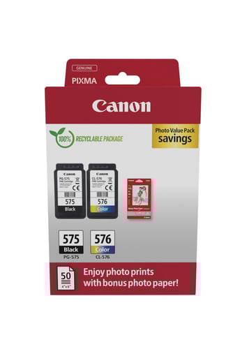 Imprimante multifonction Canon PIXMA TR4755i Black + Cartouche Pack PG-575/CL-576 - 4