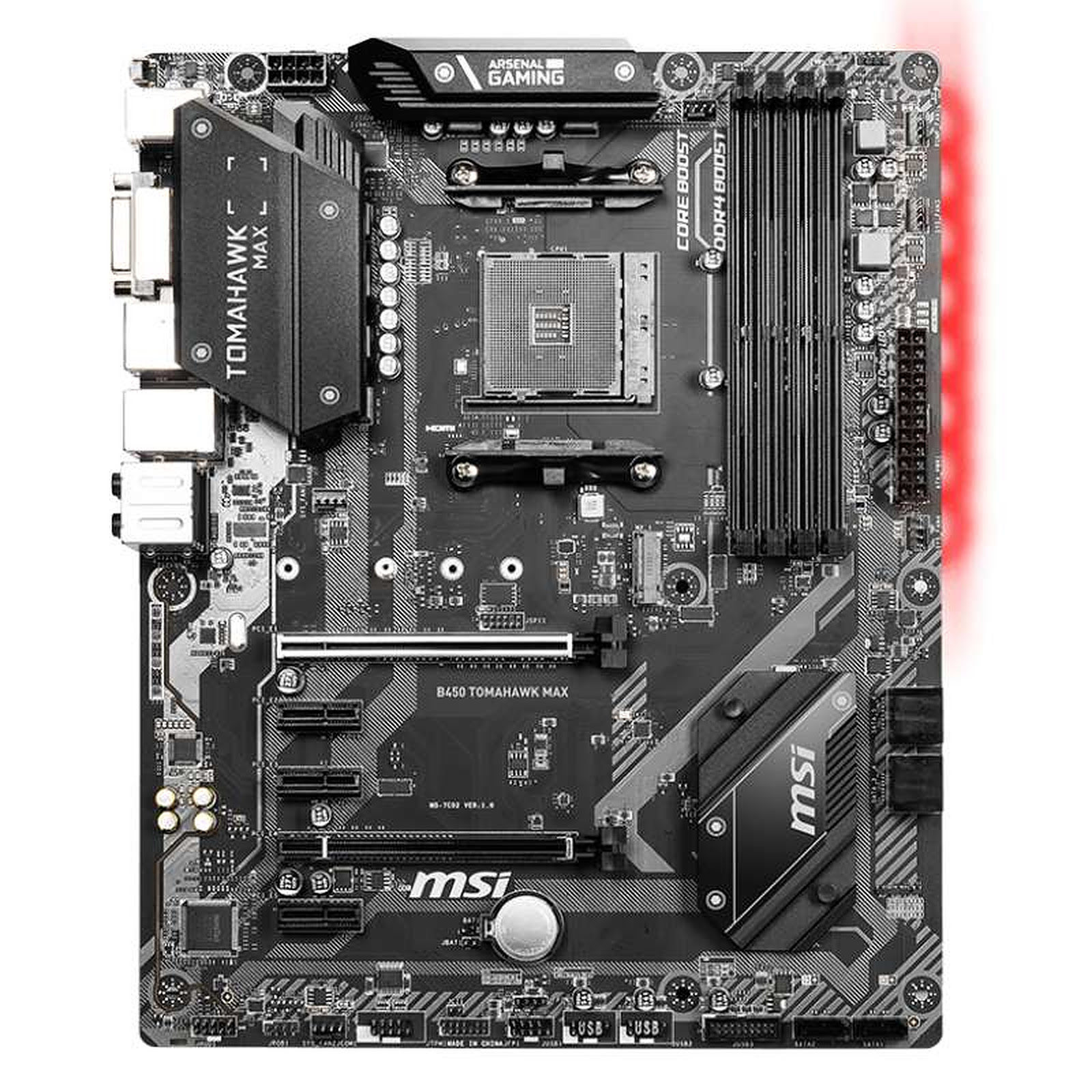 MSI B450 TOMAHAWK MAX ATX  - Carte mère MSI - Cybertek.fr - 4