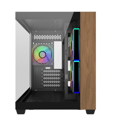 Cooler Master Elite 481 Wood Noir Noir - Boîtier PC Cooler Master - 1