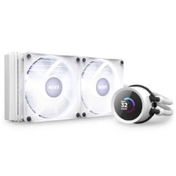 image produit NZXT Kraken Blanc RGB 240mm Cybertek