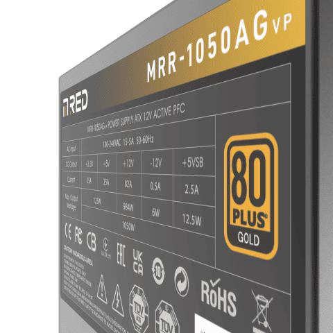 M.RED MRR-1050AG VP2 Noir (1050W) - Alimentation M.RED - 2