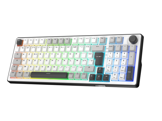 The G-LAB Clavier Keyz Elite 400 RGB + Tapis offert (PAD-YTTRIUM + KEYZELITE400WG/FR) - Achat / Vente Pack Peripheriques sur Cybertek.fr - 2