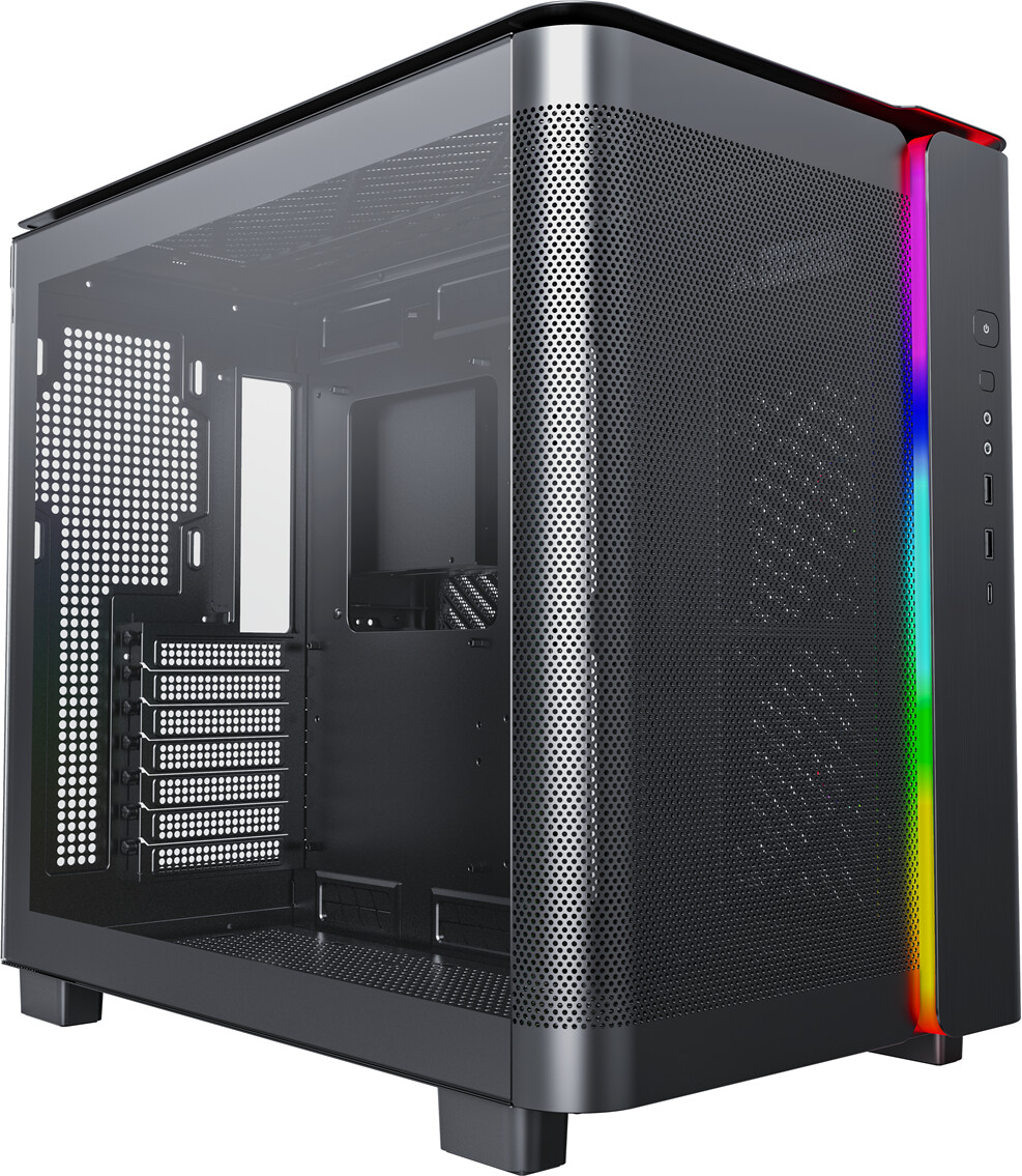 Montech MT/SansAlim/ATX Noir - Boîtier PC Montech - Cybertek.fr - 1