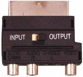 Adaptateur RCA-SVHS/Peritel IN/OUT Qualité OR - 0