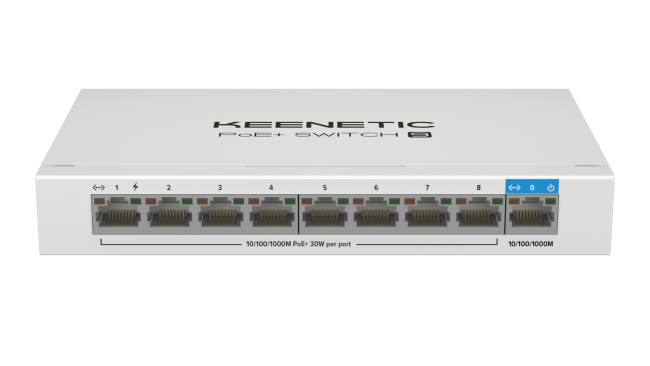 Switch KEENETIC 9 Ports 10/100/1000 - 8 ports PoE + - KN-4710-01-E   - 1