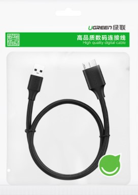 Câble USB-C vers Micro B/3A/PVC/ABS/1m/Noir - Connectique PC - 1