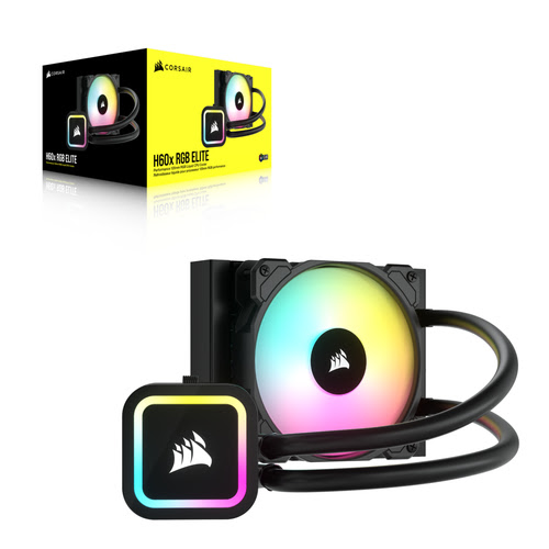 Corsair iCUE H60x ELITE RGB - 120mm - Watercooling Corsair - 1