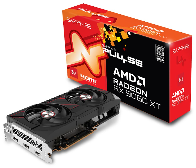 Sapphire Pulse Radeon RX 9060 XT GAMING OC 8GB - Carte graphique - 1