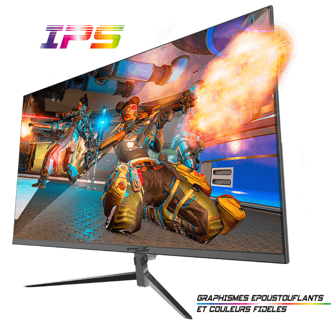 Spirit Of Gamer 24 pouces  E24I165 + XPERT M800 + ELITE-K40 - Ecran PC - 1