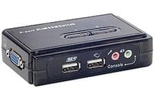 2UC-1 Ec&Cl&So + Audio USB (câbles inclus) - Commutateur Cybertek - 0