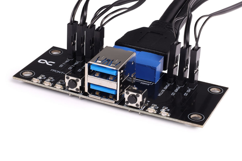 Alphacool Front I/O-Panel avec USB 3.0 pour Rack 1U (25057) - Achat / Vente Réseau divers sur Cybertek.fr - 2