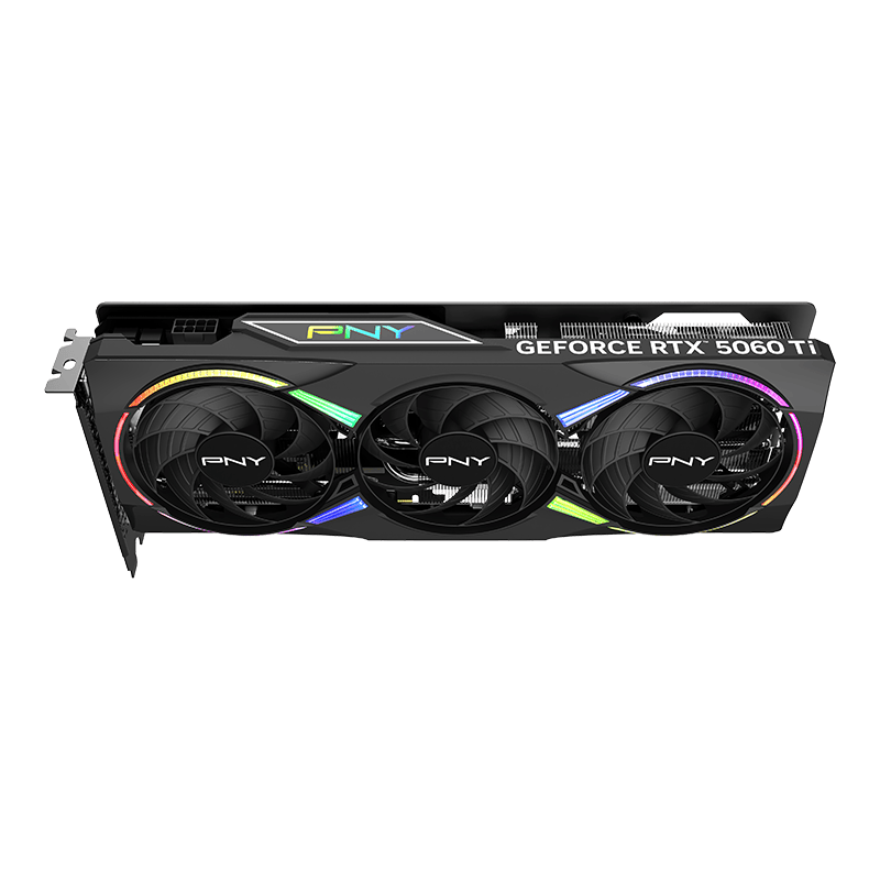 PNY RTX 5060Ti 16Go ARGB Overcloked Tripple Fan - Carte graphique - 5