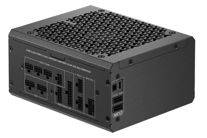 Corsair 3200D RS ARGB Smoke Noir + HX1000i SHIFT Noir Noir - Boîtier PC - 12