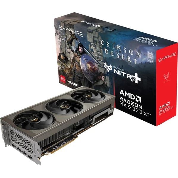 Carte graphique Sapphire Nitro+ RX 9070 XT CRIMSON DESERT GAMING OC 16G