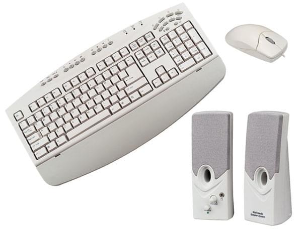 Cybertek Clavier+souris+Haut-Parleurs - Pack Clavier/Souris - 0