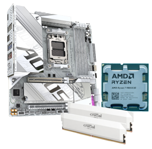 9800X3D + B850M W + 2x16Go W - Cybertek.fr - 0