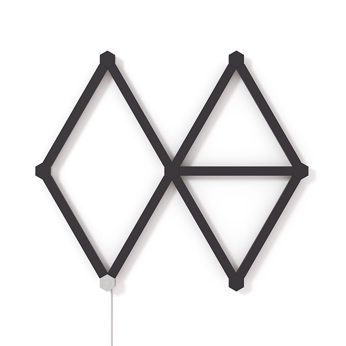 Nanoleaf Lines Skin Noir Mate - 9 pièces (NL59-0001BM-9PK) - Achat / Vente Objet connecté / Domotique sur Cybertek.fr - 0