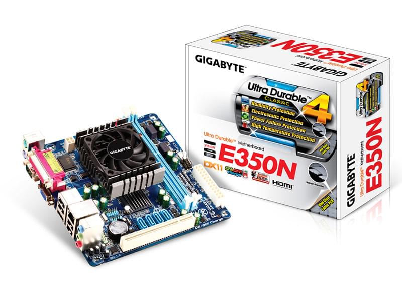 Gigabyte GA-E350N Mini-ITX  - Carte mère Gigabyte - Cybertek.fr - 0