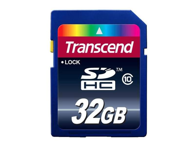 Transcend SDHC 32Go  class 10 - Carte mémoire Transcend - 0