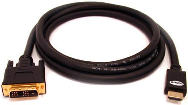 Câble DVI - HDMI 2m - Connectique TV/Hifi/Video - Cybertek.fr - 0