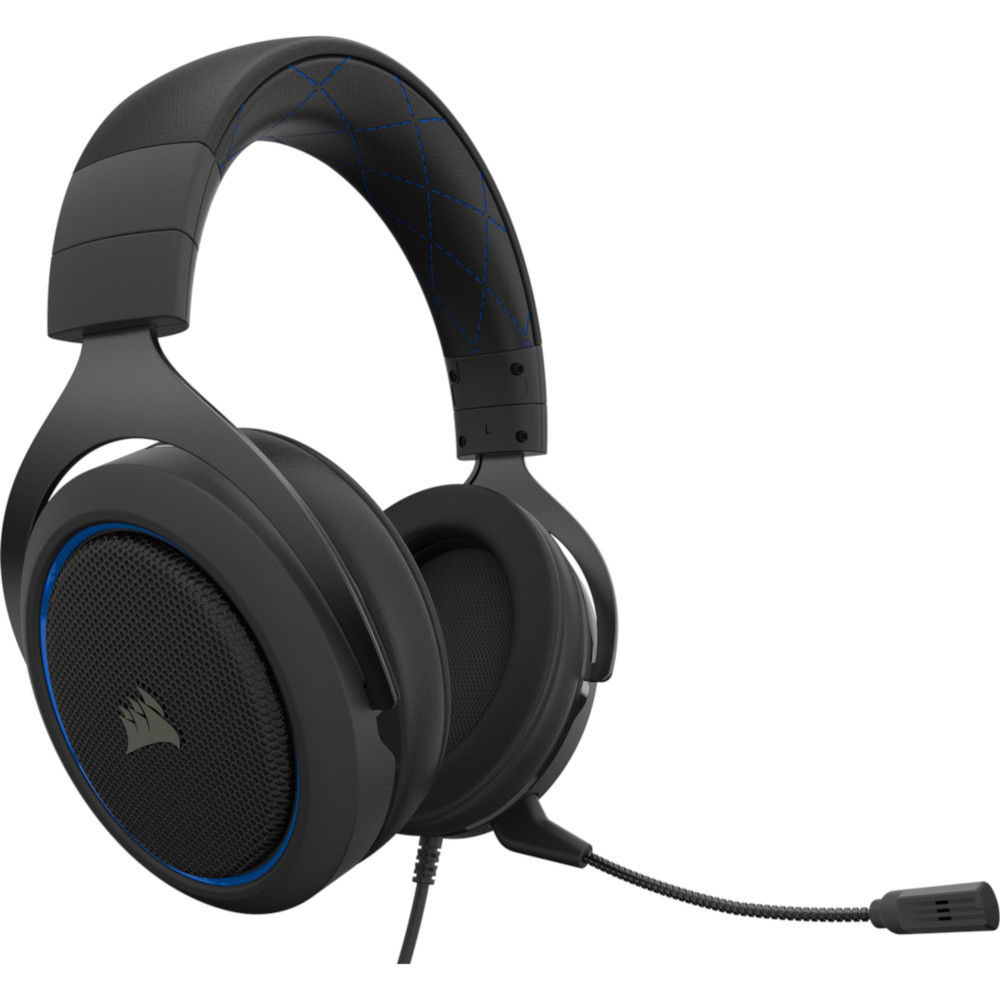 Corsair HS50 PRO STEREO Blue Stereo Noir - Micro-casque - 1