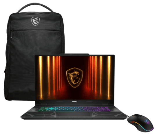 PC portable MSI Cyborg 15 - 15.6" Core 5 210H RTX 5050 16G 512G Sans OS + Sac à dos et Souris Cybertek